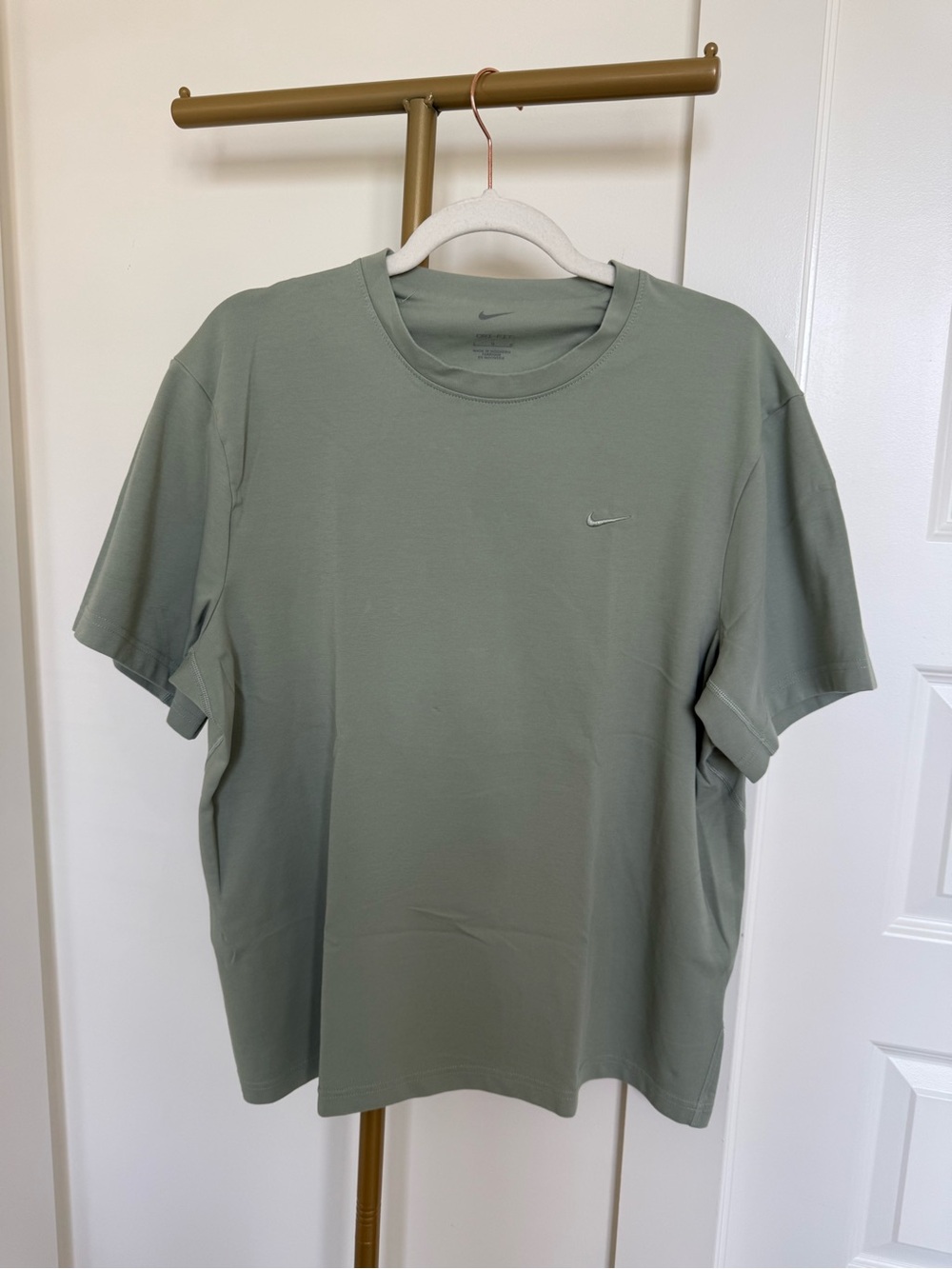 Nike Sage Green Short-Sleeve Crew Tee